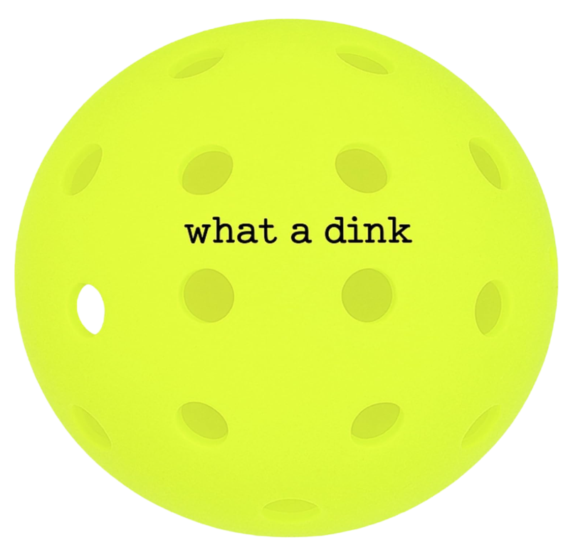 pickle jargon™ Pickleball Balls (what a dink)