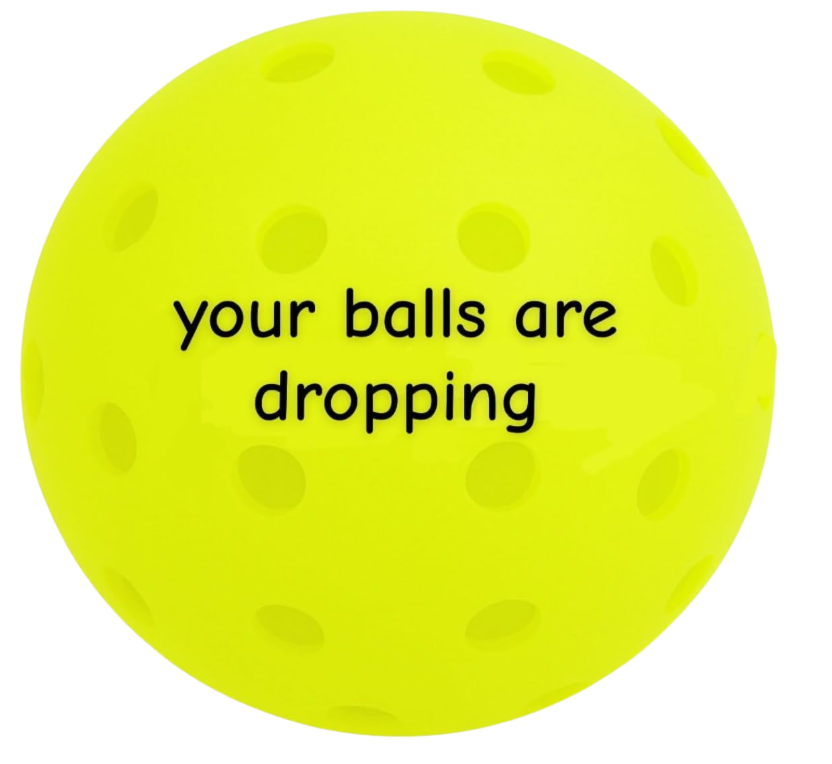 pickle jargon™ Pickleball Balls (your balls are dropping)