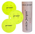 pickle jargon™ Pickleball Balls (got balls?)