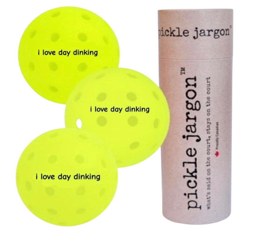pickle jargon™ Pickleball Balls (i love day dinking)