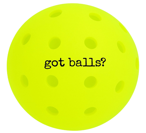 pickle jargon™ Pickleball Balls (got balls?)