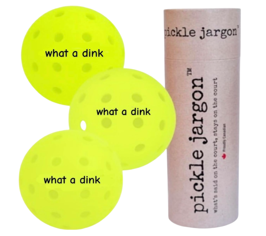 pickle jargon™ Pickleball Balls (what a dink)