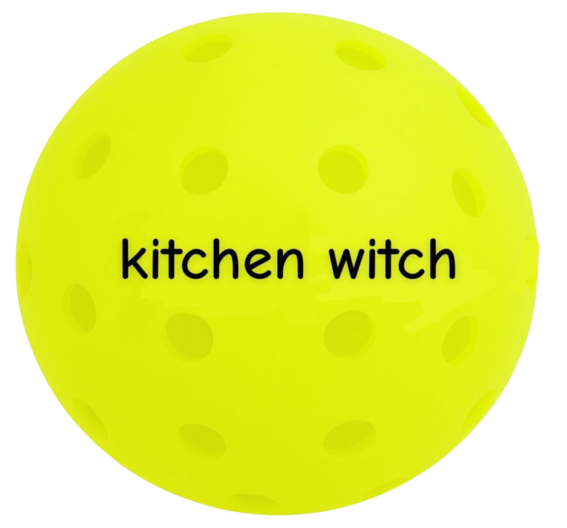 pickle jargon™ Pickleball Balls (kitchen witch)