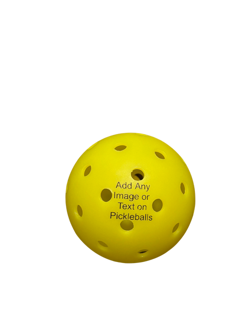 Custom Pickleballs (Text)