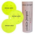 pickle jargon™ Pickleball Balls (kitchen witch)