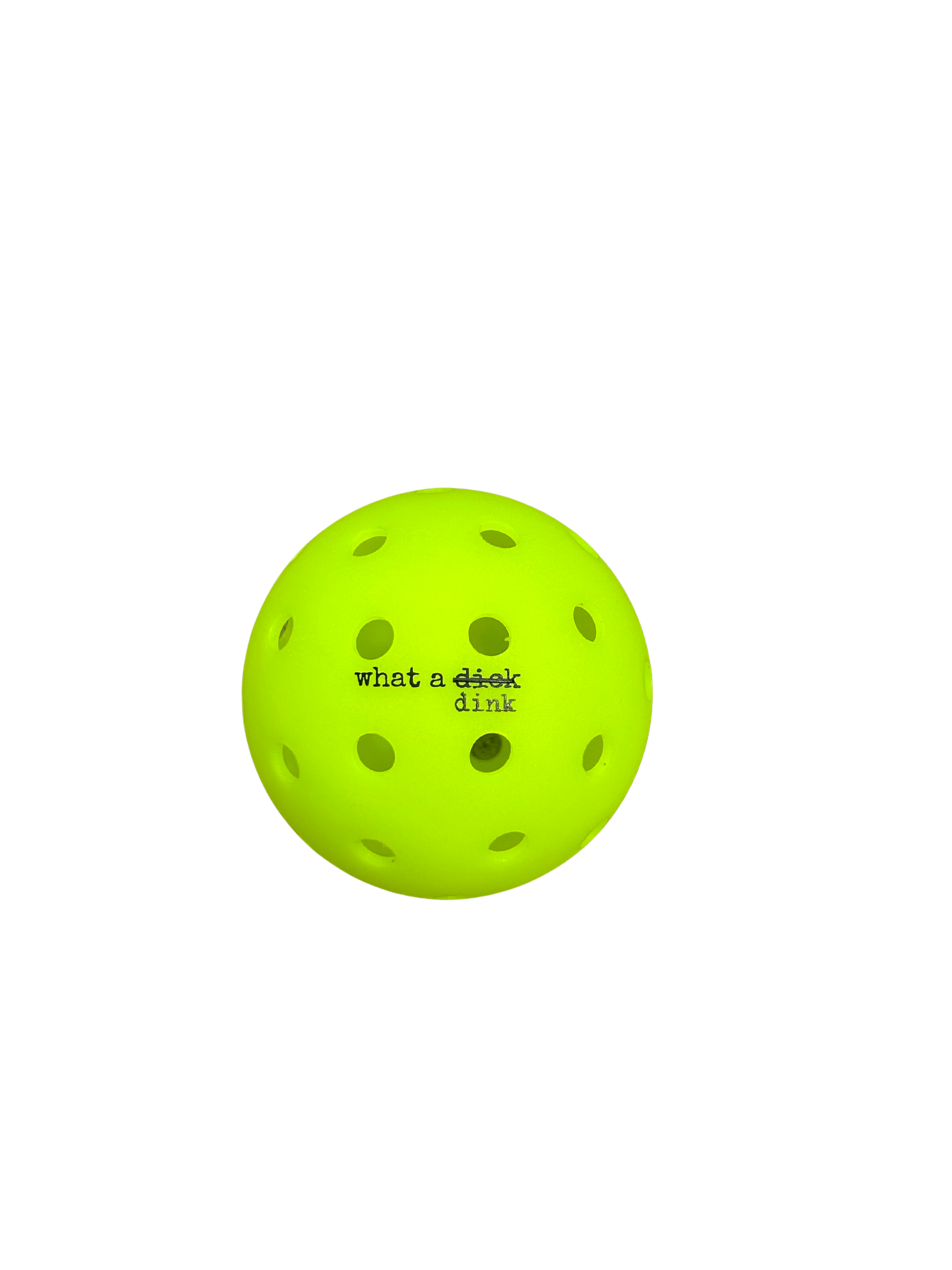 Custom Pickleball (Text)