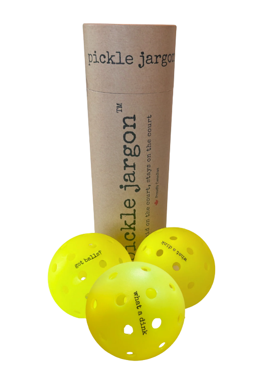 pickle jargon™ Pickleball Balls (got balls?)