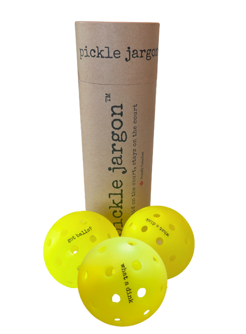pickle jargon™ Pickleball Balls (don't dink and drive)